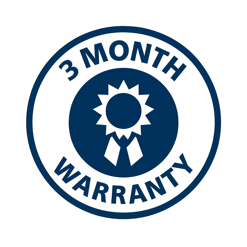 3 Month Warranty